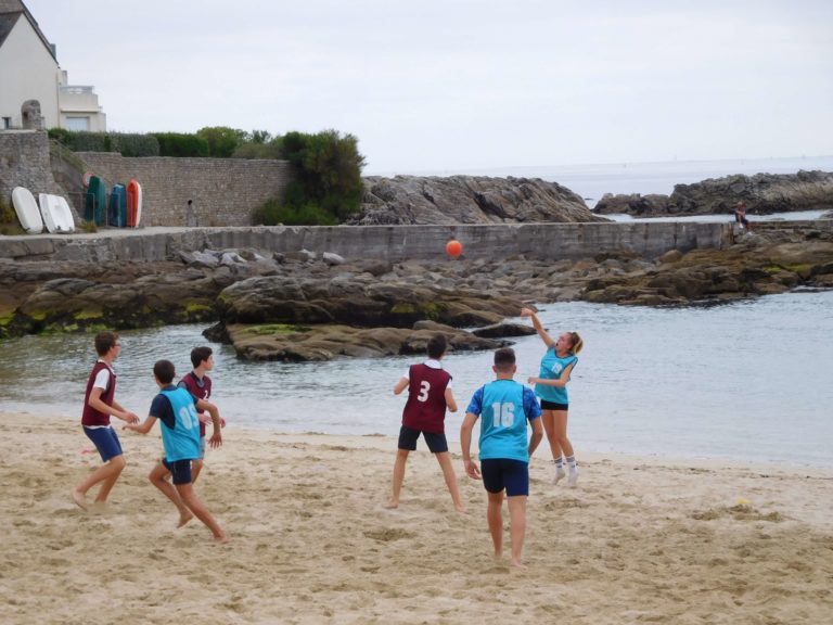 handball sur la plage