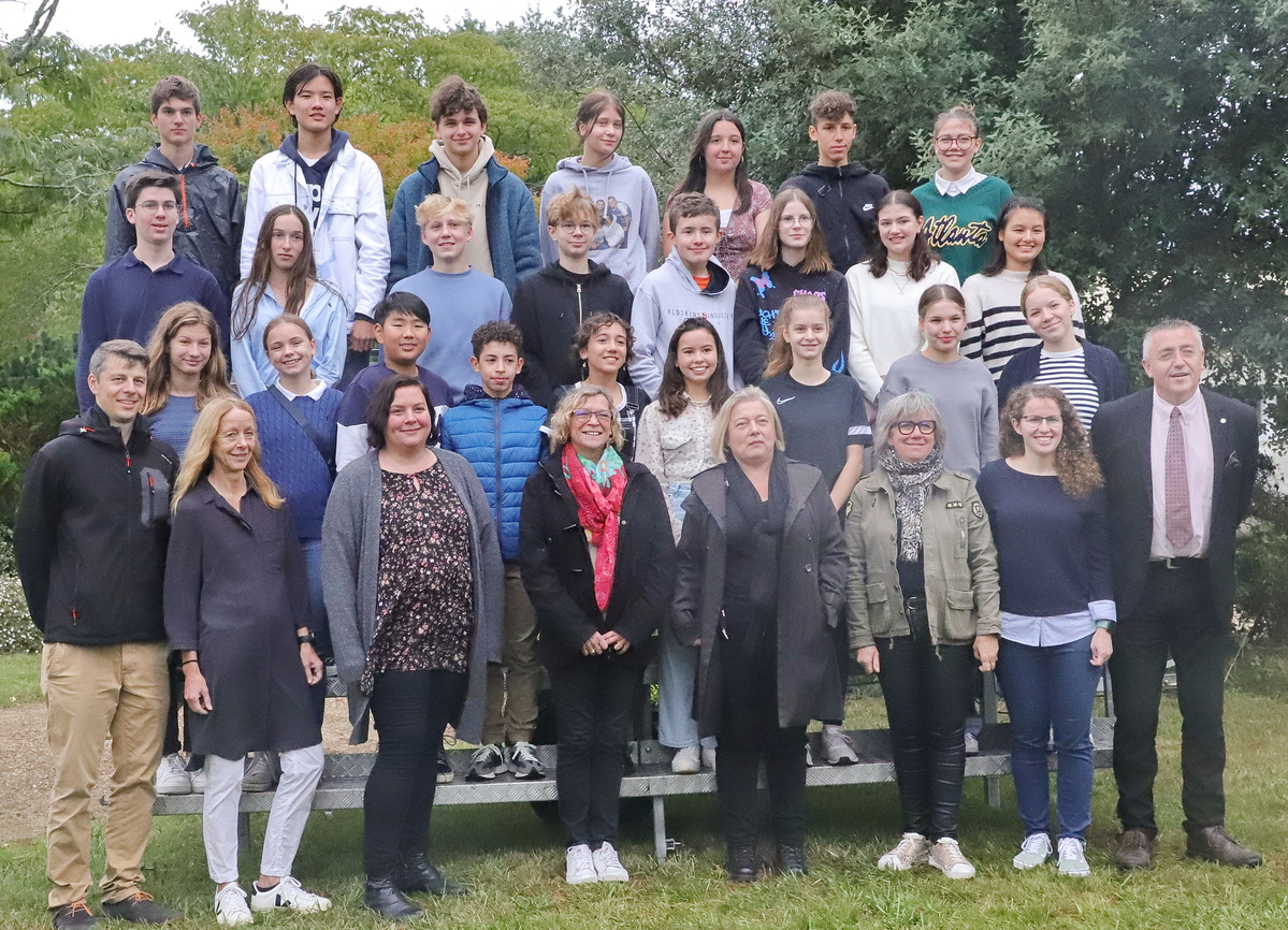 Bienvenue à Saint Joseph aux 16 jeunes allemands et leurs professeurs