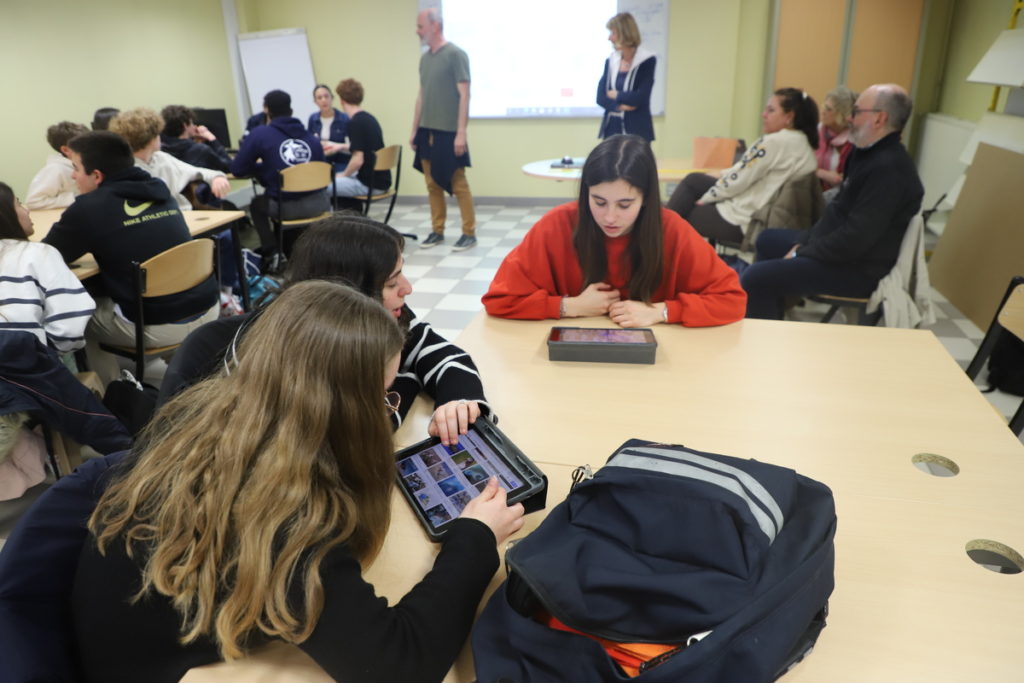 Des collégiens de Valladolid à St Jo avril 2024 2