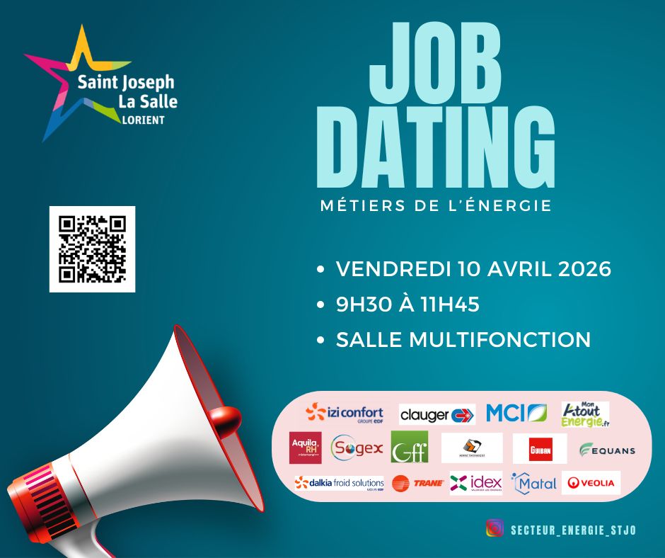 Affiche Job dating NRJ 2026