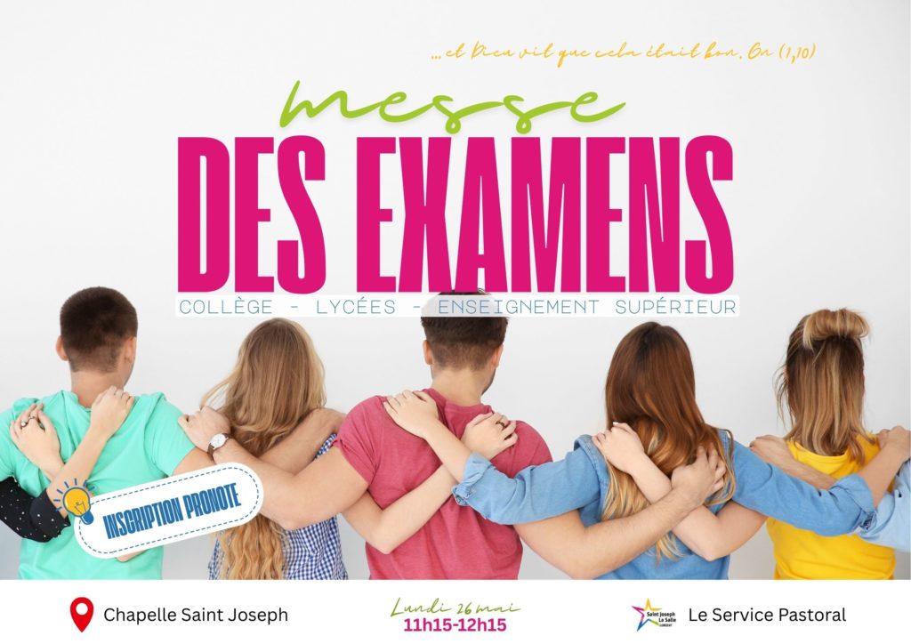 La messe des examens mai 2025