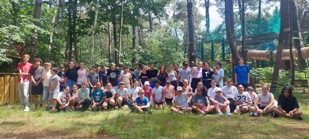 Une journée d'aventure dans les arbres pour les 5ème B et F 2025