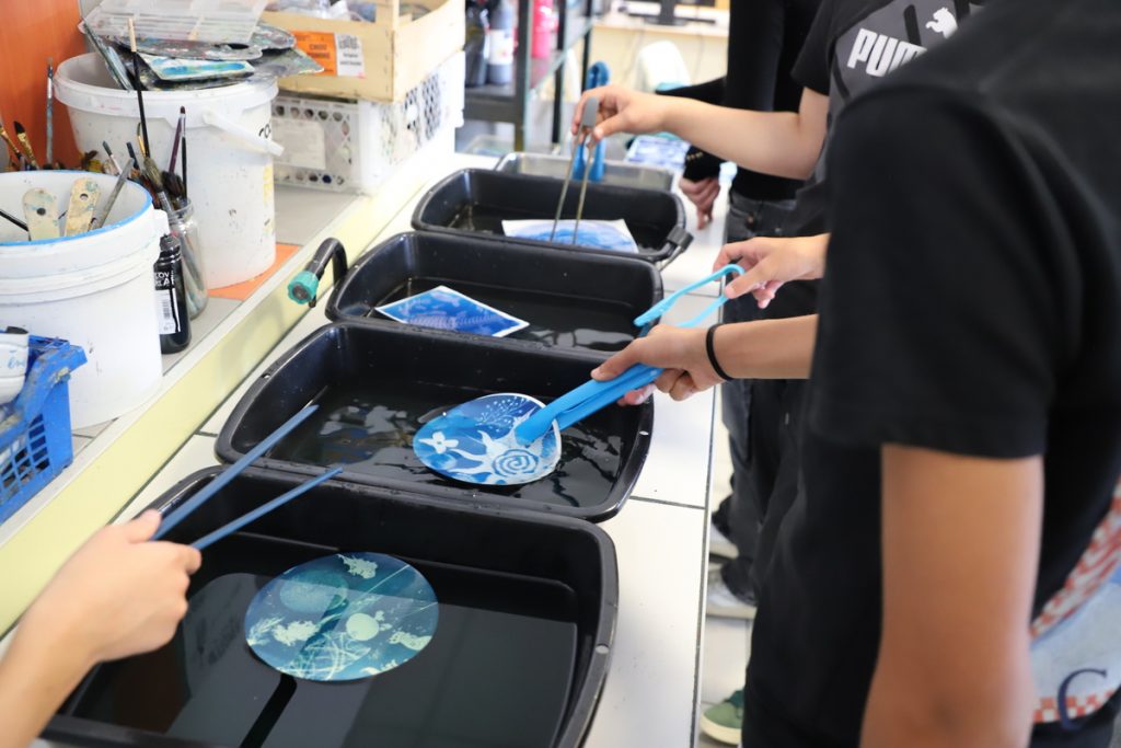 Initiation au Cyanotype 3D au collège 2025 1