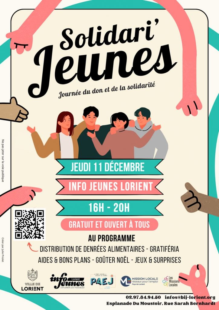Affiche Solidari’Jeunesjeudi le 11 décembre 2025