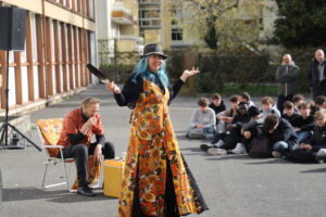 Un spectacle de rue au lycée Professionnel 2026 1
