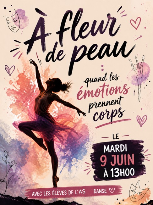 Affiche AS danse juin 2026